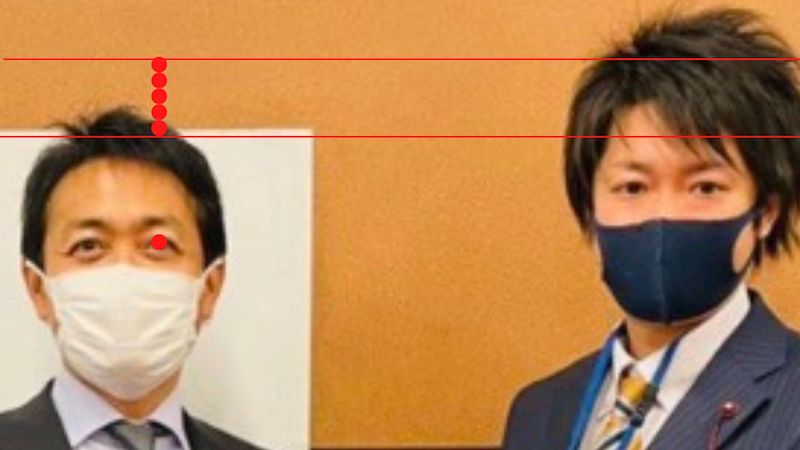 玉木雄一郎さんと高橋元気議員の身長差は6cm